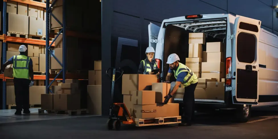 Our warehouse outside